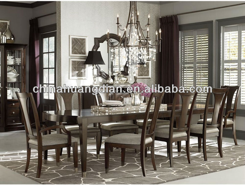 malaysian wood dining table sets furniture HDTS086