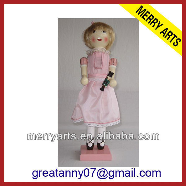 beauty girl wood nutcracker pattern wooden nutcracker figurines for 