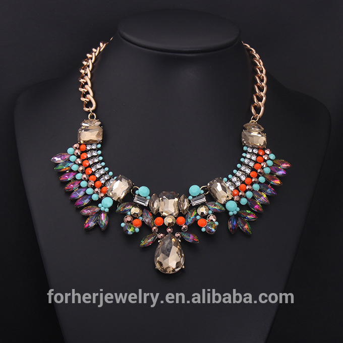 ... - MOQ 12 pcs > Top selling fashion jewelry 2015 necklace SKA3204