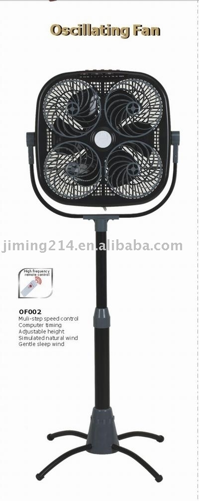 Oscillating Stand Fan with Remote