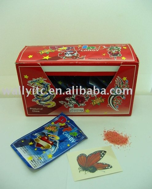 See larger image: Poping Candy With Tattoo. Add to My Favorites. Add to My Favorites. Add Product to Favorites; Add Company to Favorites See larger image: Poping Candy With Tattoo. Add to My Favorites. Add to My Favorites. Add Product to Favorites; Add Company to Favorites