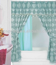 Double Swag Design Shower Curtain Promotion, Buy Promotional 