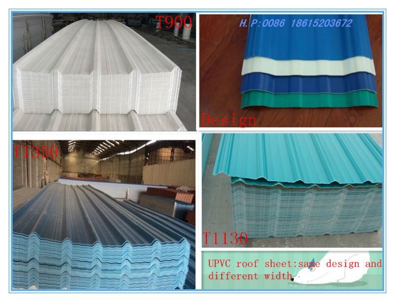 Roofing material &gt; 3 Layers UPVC Roofing tiles &gt; 3 layer upvc plastic ...