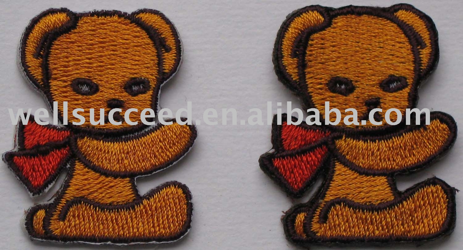 Custom personalized sew-on fabric patches with your name, logo, or