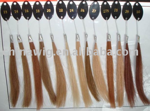 hair color swatch. hair color swatch.