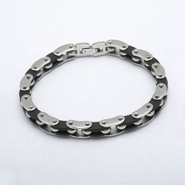 Metal Bracelets on Steel Bracelet   Detailed Info For Bike Chain Stainless Steel Bracelet