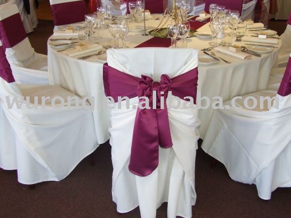 polyester table cloth and wedding chair covers