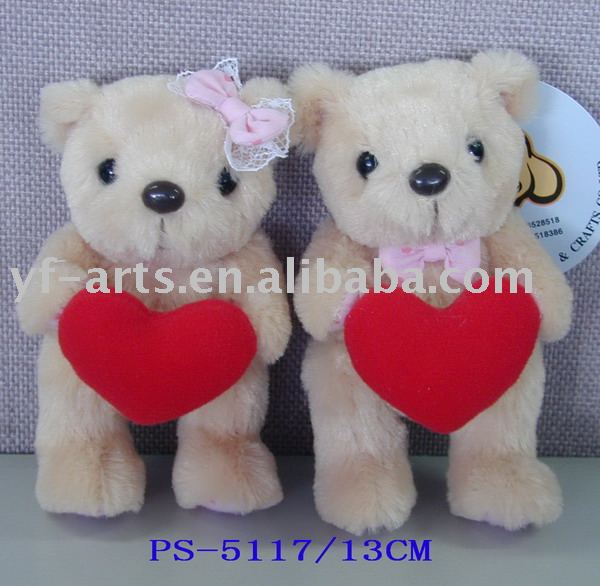 valentine teddy bear. Plush Valentines bears