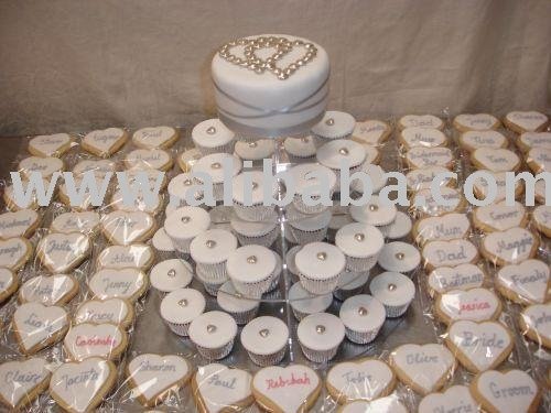 See larger image Silver Hearts Wedding Cakes