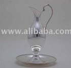 Sterling Silver Big Decanter & Plate