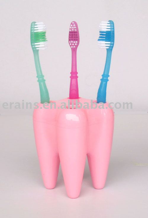 Pink Toothbrush Holder