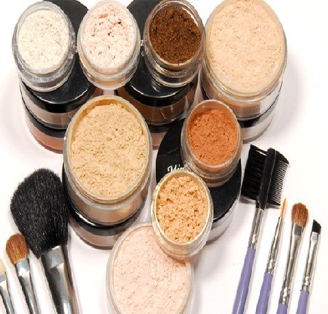 51 Piece Rare Mineral Make-Up Kit Full Size Brush Set