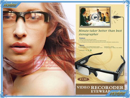 Glasses Hidden Camera