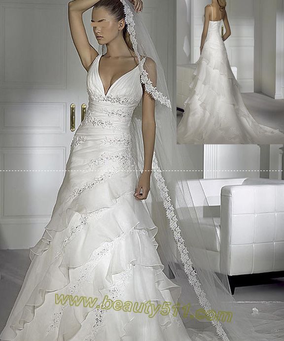 EUROPEANSTYLE gorgeous wedding dresswedding gown bridal gown UOW 087