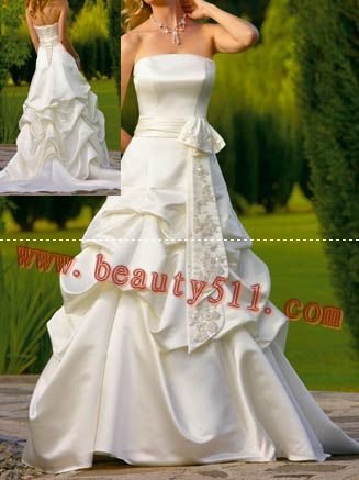 Wholesale 2009 new style gorgeous wedding dress bridal gown ELL001
