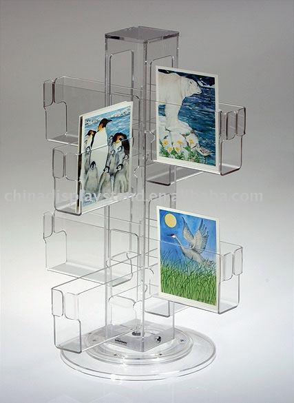 Acrylic Rotating displayacrylic Brochure holderacrylic counter display