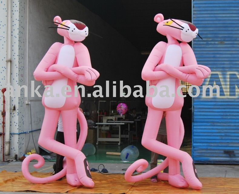 pink panther cartoon images. Inflatable cartoon (pink