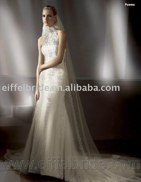 3483 new 09 style wedding dress petite long sleeve wedding dresses