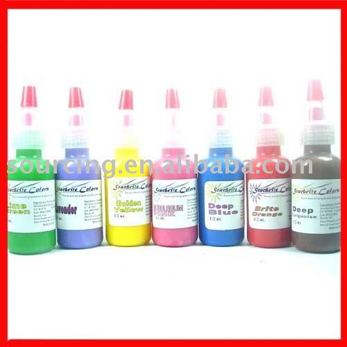 See larger image: 7 bottles best quality starbrite Tattoo ink/pigment.