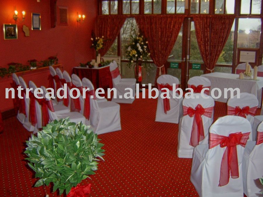 Banquet Chair cover and sashes wedding chair covers
