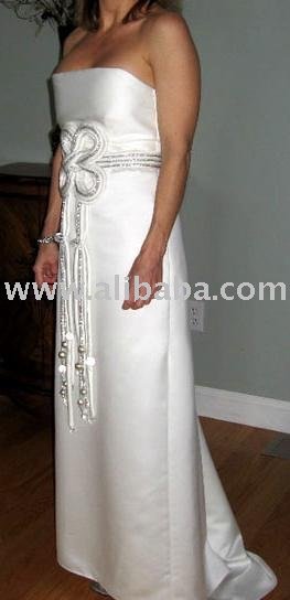 Celtic Knot Strapless Gown