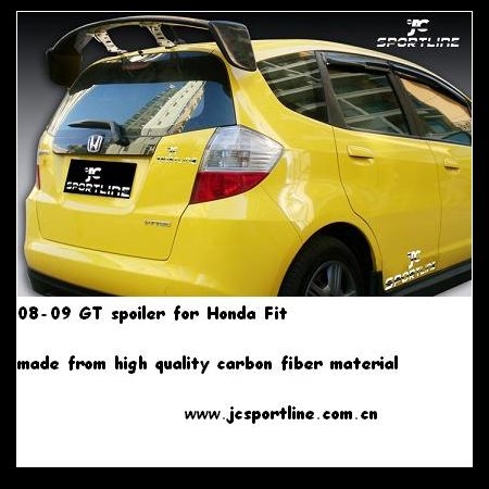 Honda Fit Mugen Spoiler. Mugen Carbon GT wing,auto wing For 08--09 Honda Fit/Jazz