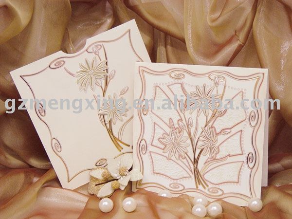 beautiful customized chic invitation cards wedding decorations