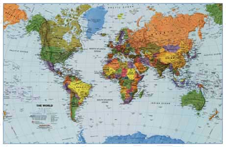 world map political map. World Wall Map Political