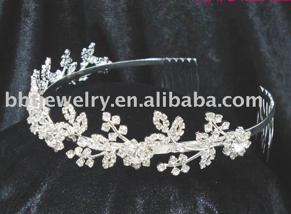Bridal Tiara wedding crown party crystal tiara rhinestone tiara wedding