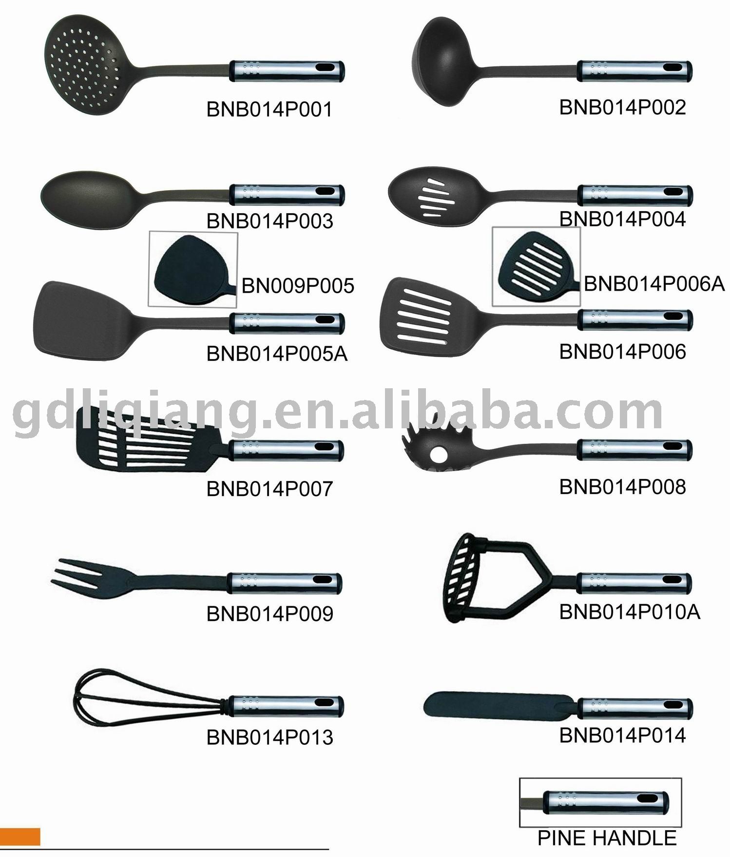 kitchen tools list with names