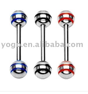 Body piercing jewelry / Stainless steel Tongue