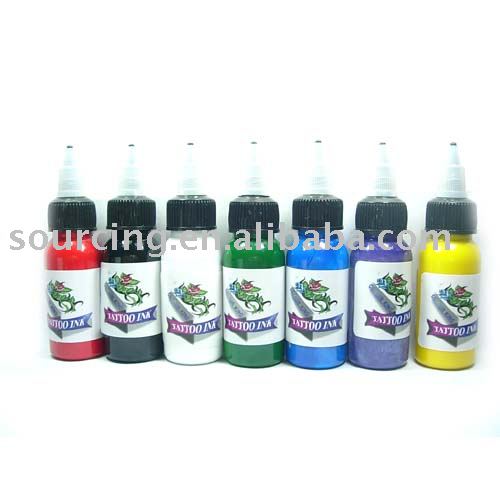 7colors COLOR KING tattoo ink pigment 1OZ
