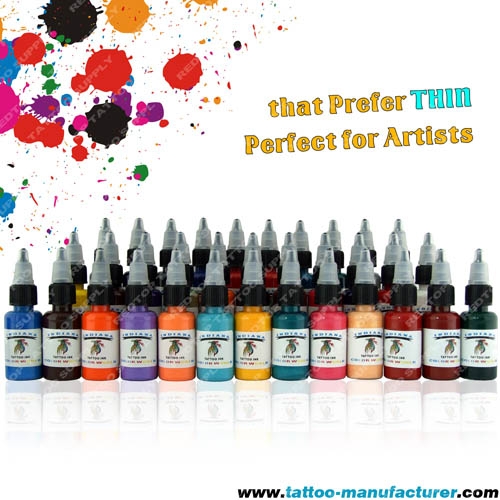 We have Eternal Tattoo Ink 44 Color Set 1oz bottles with