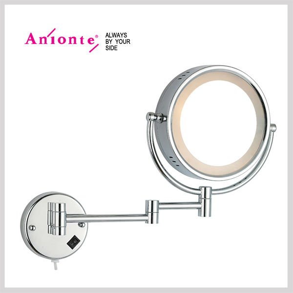 makeup wall mirror. Metal makeup mirror