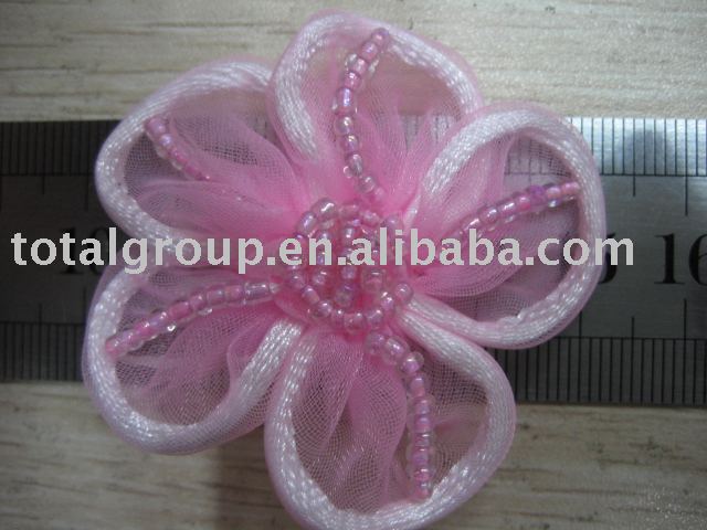 See larger image Ribbon flower TGIMG5955 cockade flowerwedding flowersilk 