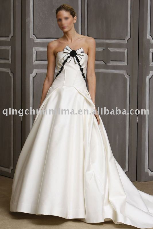 Black Wedding Dress um1640 