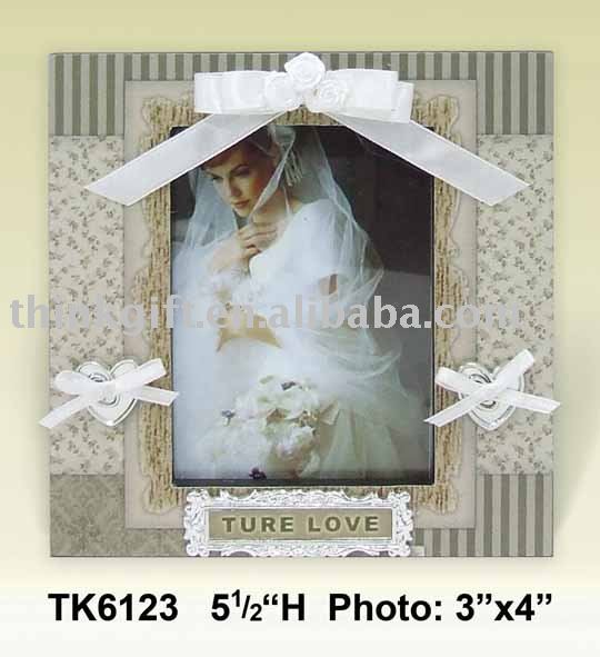 Handmade Paper Wedding Scrapbook Photo Frame