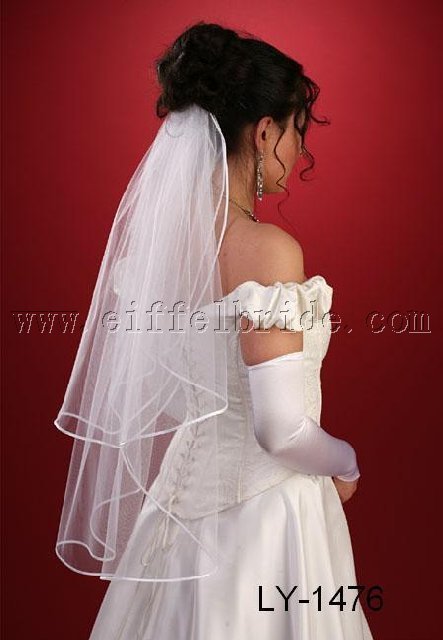 See larger image LY1476 midlength wedding veil