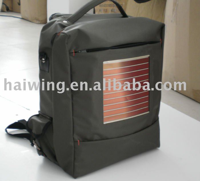  Product Details: Solar charging backpack with flexible solar panel