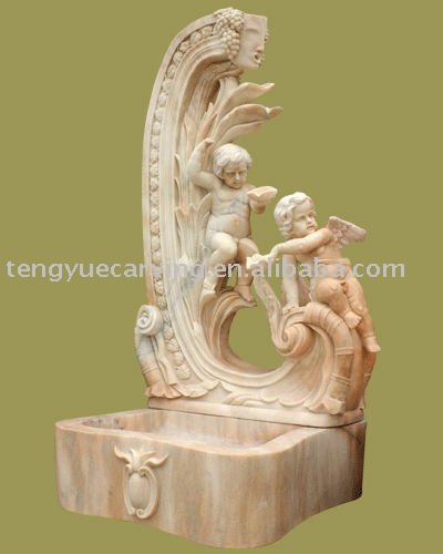 Home > Product Categories > Wall Fountain > garden wall angel fountain