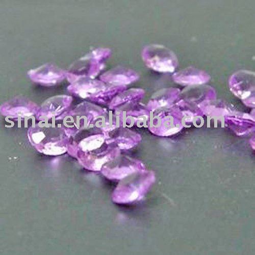 Middle Purple Diamond Confetti Wedding Table Scatter Crystals