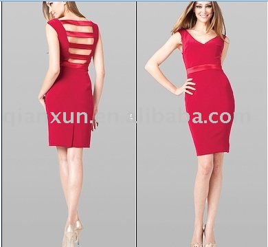 2009 new style short charming red prom dressparty Dress for Chrismas day