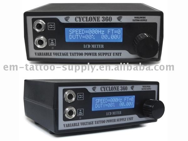 See larger image: The Cyclone 360 Tattoo Power Supply. Add to My Favorites