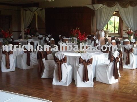 wedding silver tablecloths