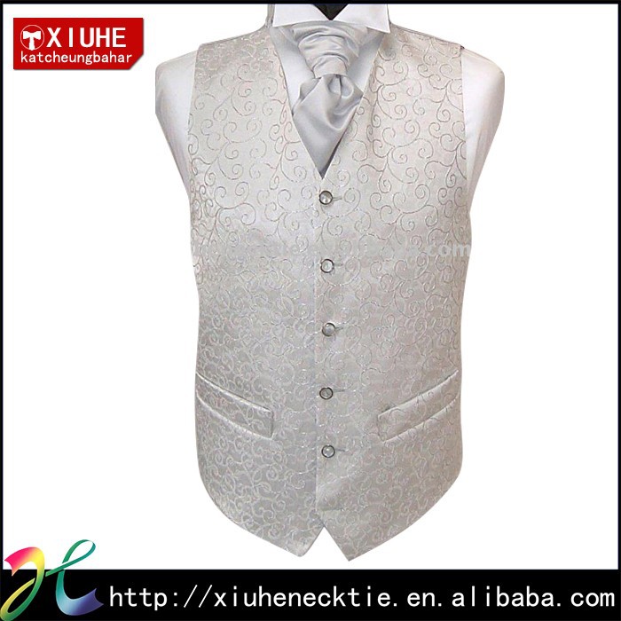 See larger image 100 polyester men's wedding vest