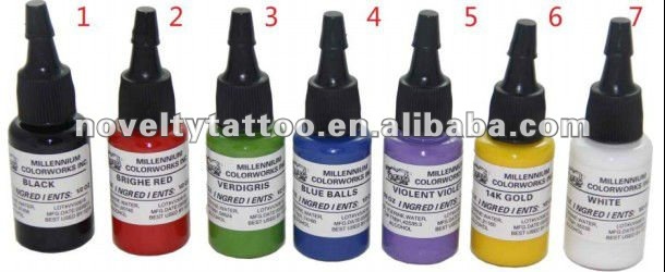 See larger image: Novelty Tattoo UV Tattoo Ink. Add to My Favorites