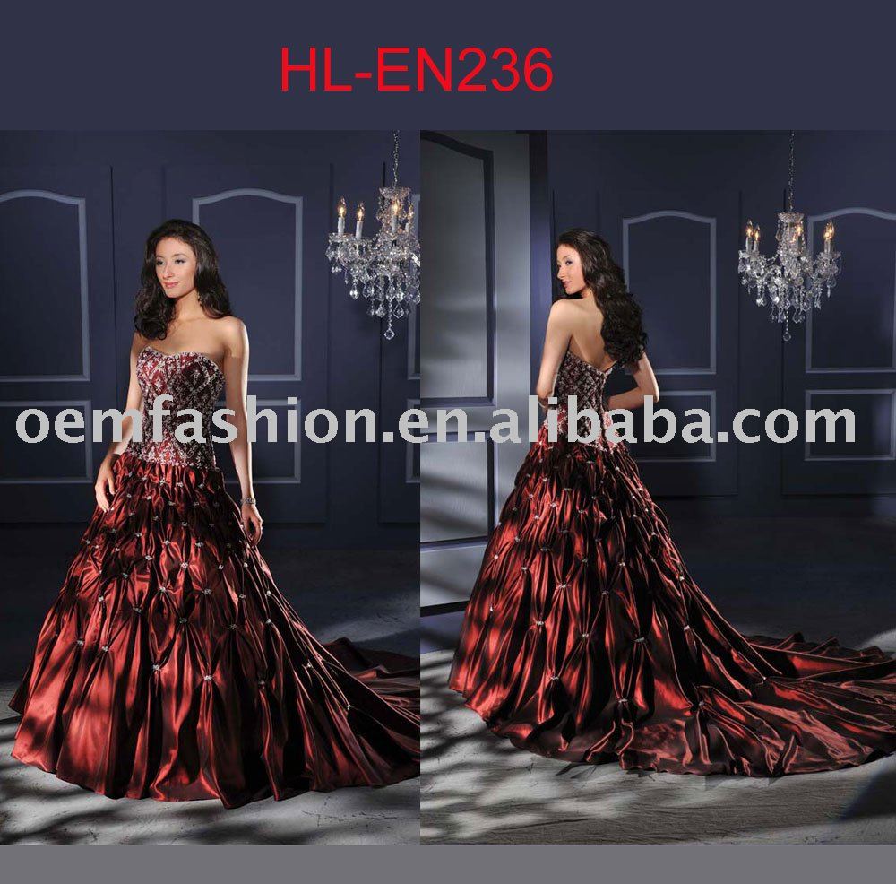 spanish wedding dresses red