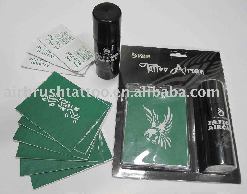 Professional Airbrush Tattoo Kit - $499.95 cheap starter tattoo kits samoan