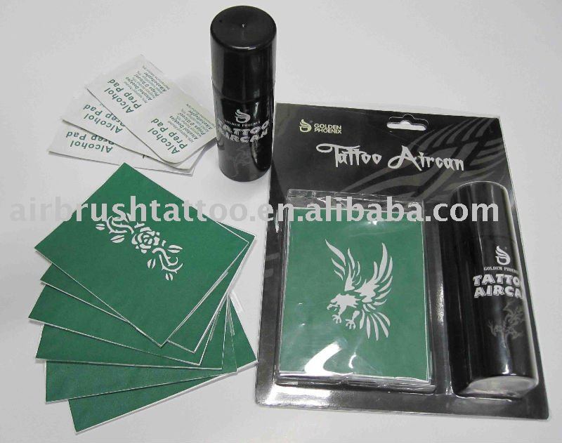 Multi Airbrush Tattoo Kit III - Multi Airbrush Kit III - TatStore