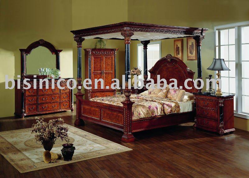 Classical American bedroom sets,side table,dresser,mirror,chest,TV ...